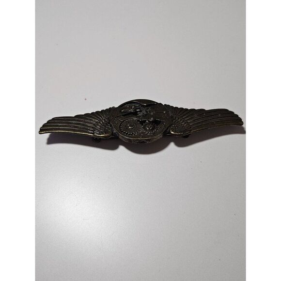 Bronze colored gear wing pin - Picture 8 of 10